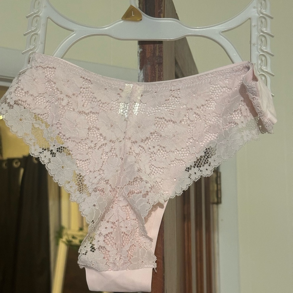 Elegant Lace Pink Panties
